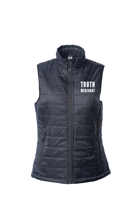 Truth Merchant Womens Puffer Vest - The Scepter Collaboration