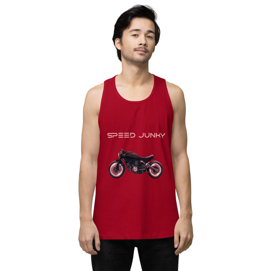 Speed Junky - Men’s premium tank top - The Hallow Road Collaboration