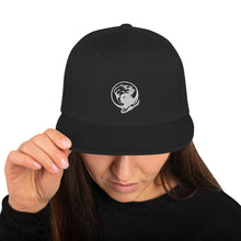  Black baseball hat with logo of a man's face behind the moon