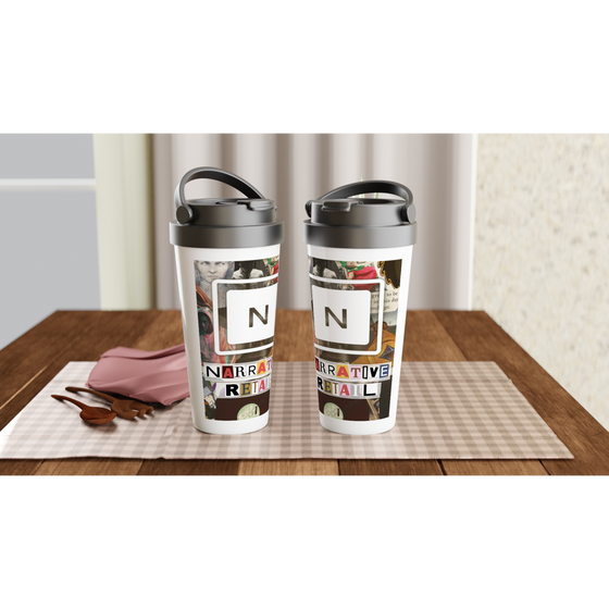 NARRATIVE RETAIL - Stainless Steel Travel Mug - The Zerval Collaboration