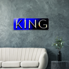 Luxury Photography and Art for home or office with font of king