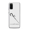 White phone case with a graphic shepherd's crook and the words I AM A SHEPHERD